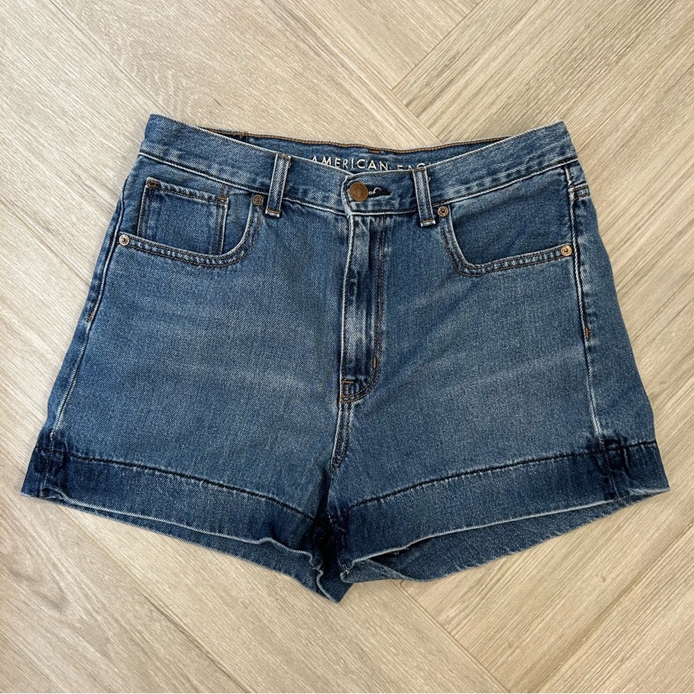 American Eagle Outfitters Women's Jean Shorts Mom Shorts Size 8